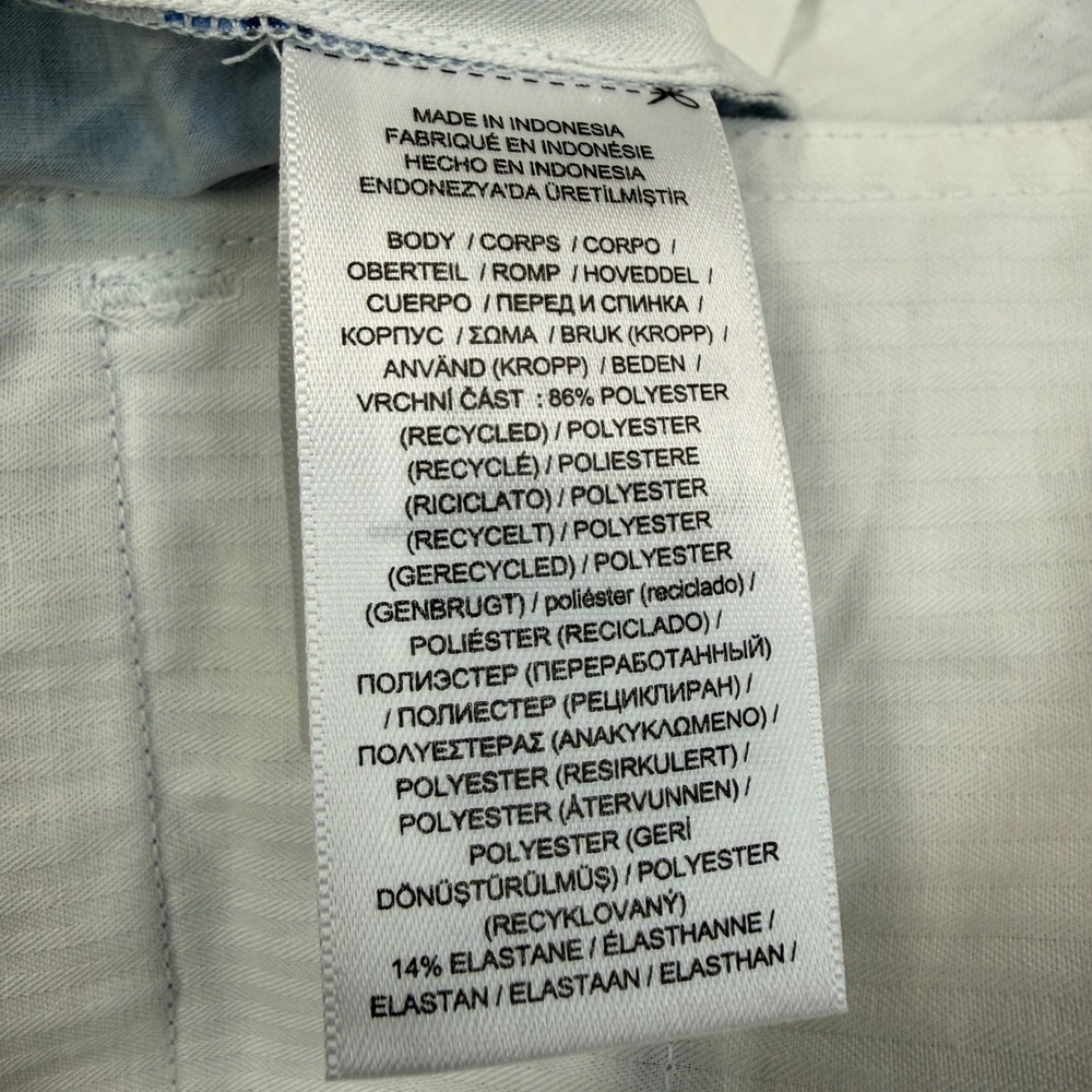 RLX Ralph Lauren Mens Golf Shorts Size 32 Tailored Blue White Elephant Print New - Picture 8 of 8